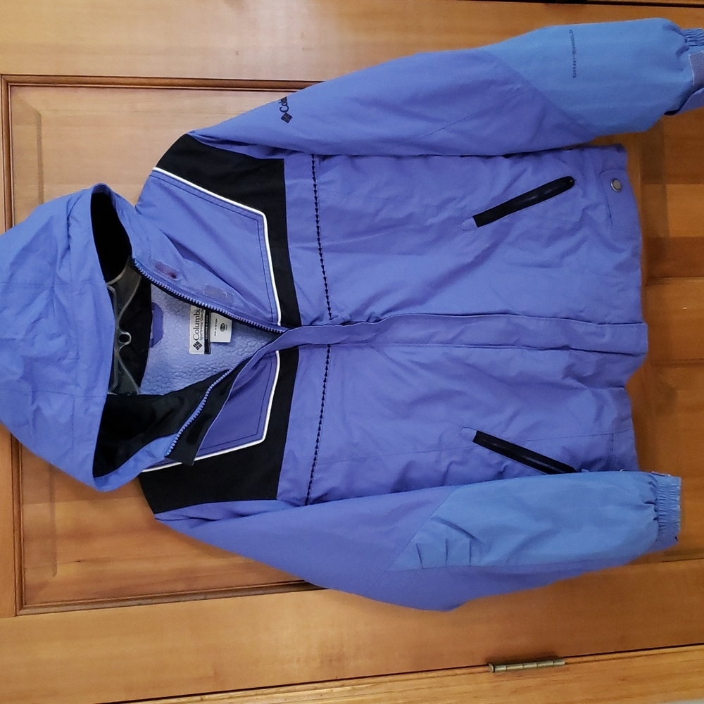 COLUMBIA Waterproof Winter Ski Snowboarding Coat Dark Periwinkle Youth 14/16
